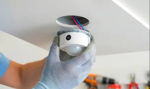 Instalación de sensor de proximidad doméstico